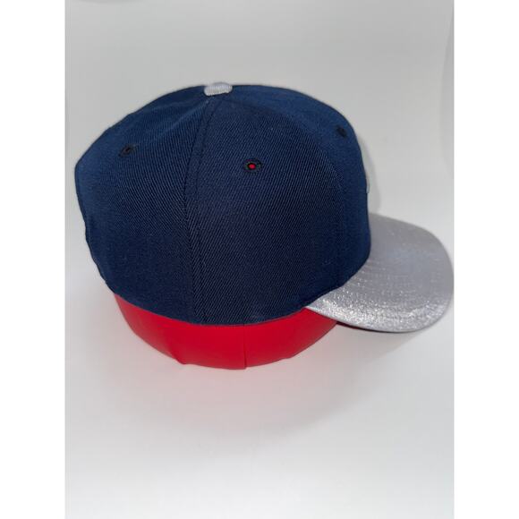 Vintage Seattle Mariners Puma Snapback Hat 90s Silver Blue MLB - Picture 4 of 6